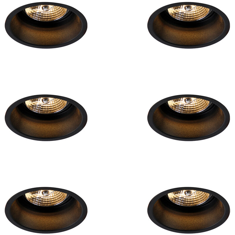 Image of Set of 6 Modern Recessed Spotlights&hellip;