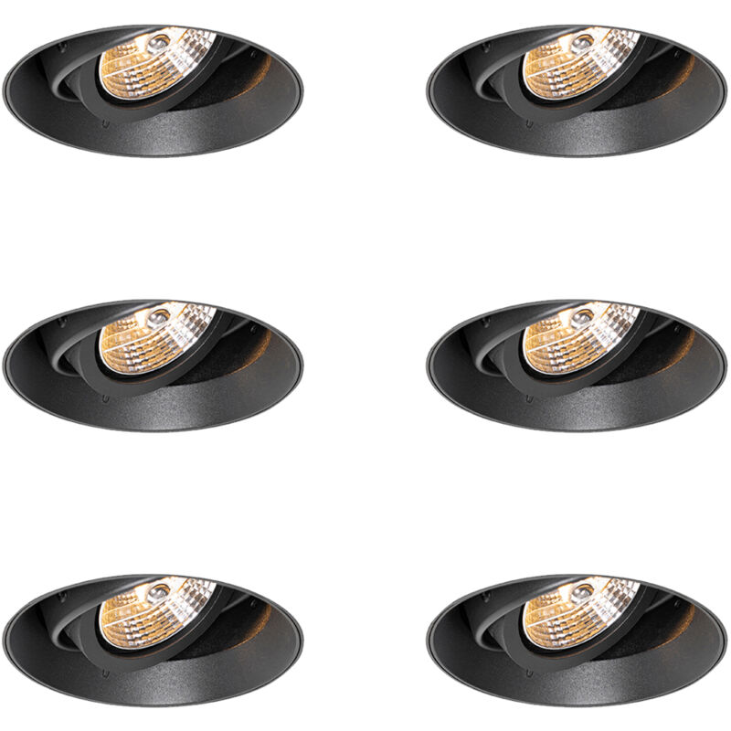 Image of Set of 6 Modern Recessed Spotlights&hellip;