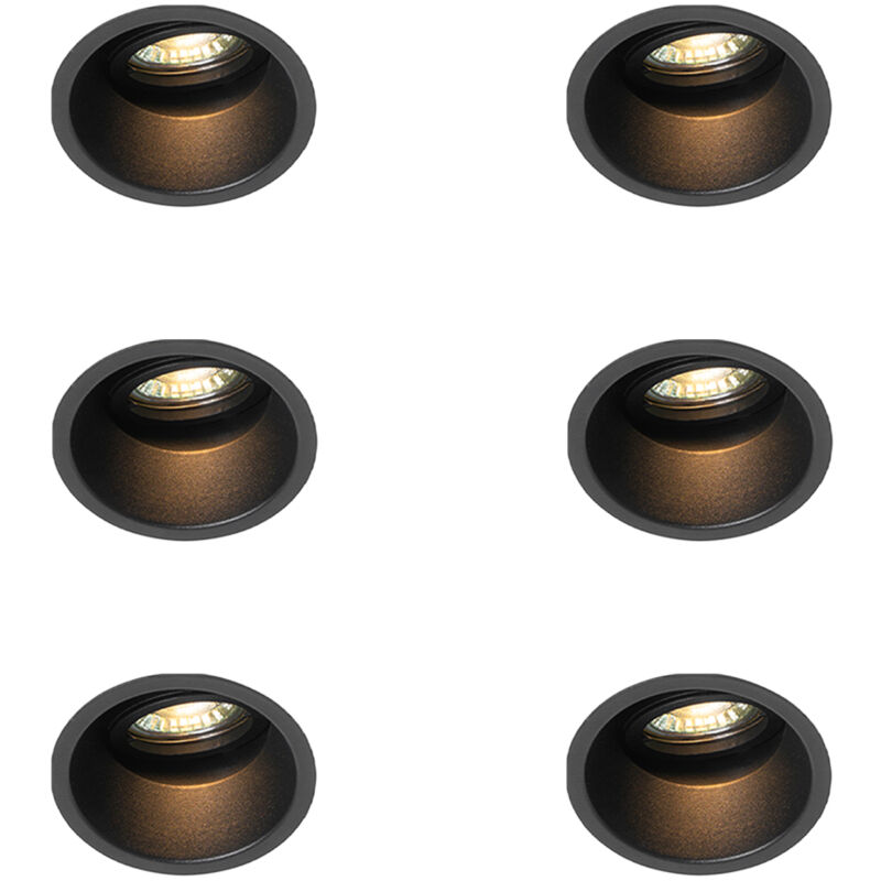 Image of Set of 6 Modern Recessed Spotlights&hellip;