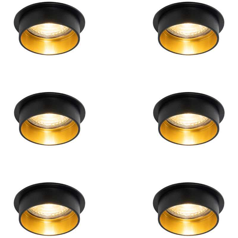 Image of Set of 6 Modern Recessed Spotlights&hellip;