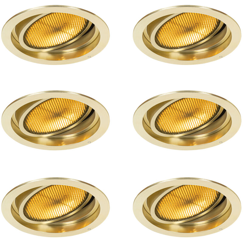 Image of Set of 6 Modern Recessed Spotlights&hellip;