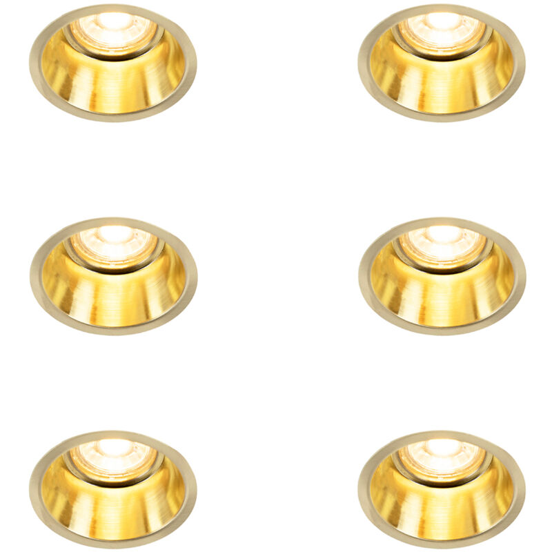 Image of Set of 6 Modern Recessed Spotlights&hellip;