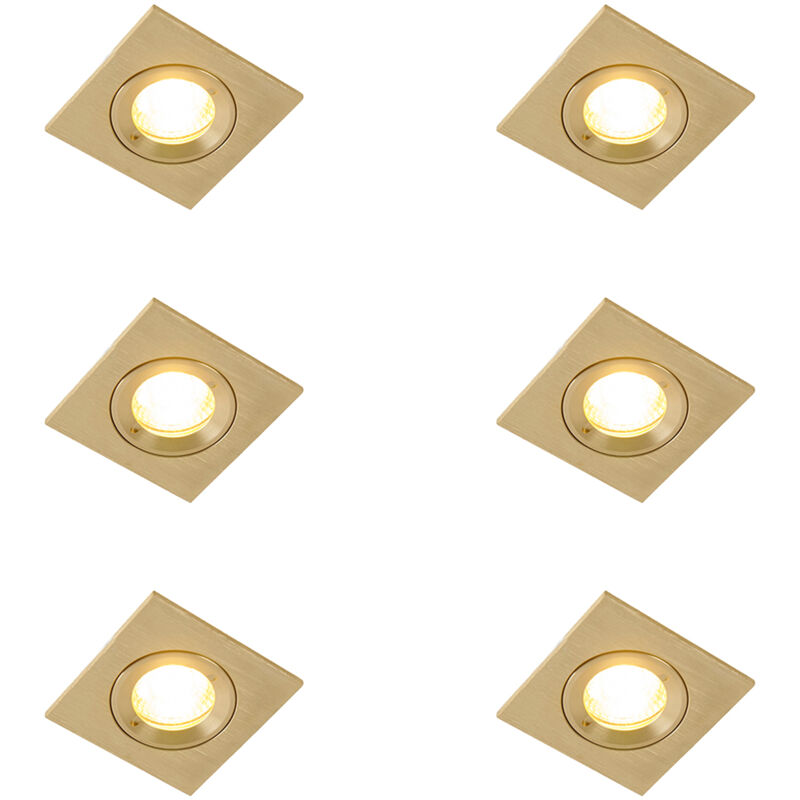 Image of Set of 6 Modern Recessed Spotlights&hellip;