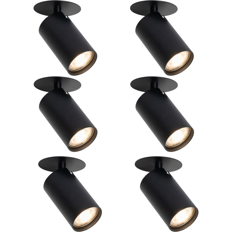 Image of Set of 6 Modern Recessed Spotlights&hellip;