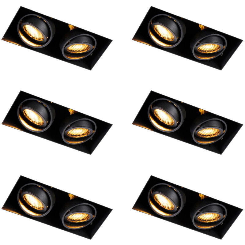 Image of Qazqa - Set of 6 Recessed&hellip;