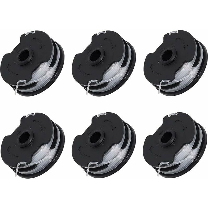 Ayyqh - Set of 6 replacement spools for Parkside prta 20-Li C3 IAN351753 cordless brush cutter