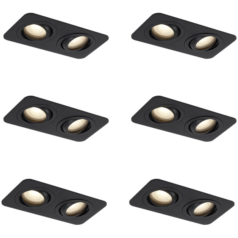 Image of Set of 6 Rounded Recessed Spotlights&hellip;
