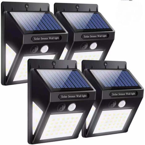 main image of "Set of 6 solar floodlights with 150LED motion detector"