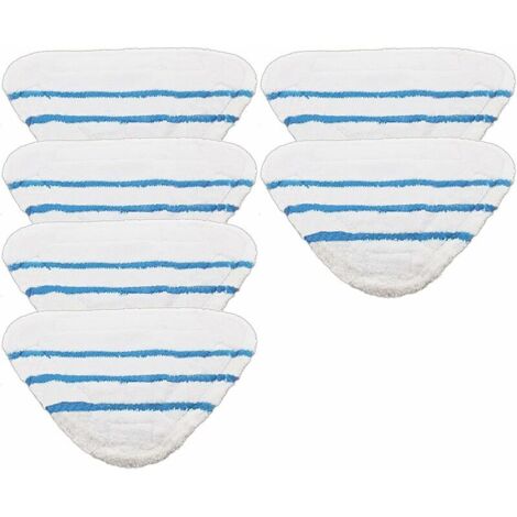 Set of 6 washable cushions for Beldray 5 in 1 and 9 in 1 steam cleaners.
