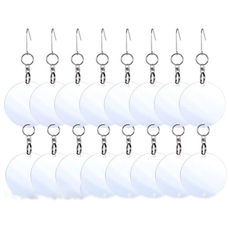 Set of 8 Anti-Oiseaux Suspendus disques,Disques répulsifs pour Oiseaux,Disques repulsif,Répulsif Oiseaux,Disques Anti-Oiseaux,Répulsifs Anti-Oiseaux,pour Éloigner Pigeons,Oiseaux (Disques Ronds)