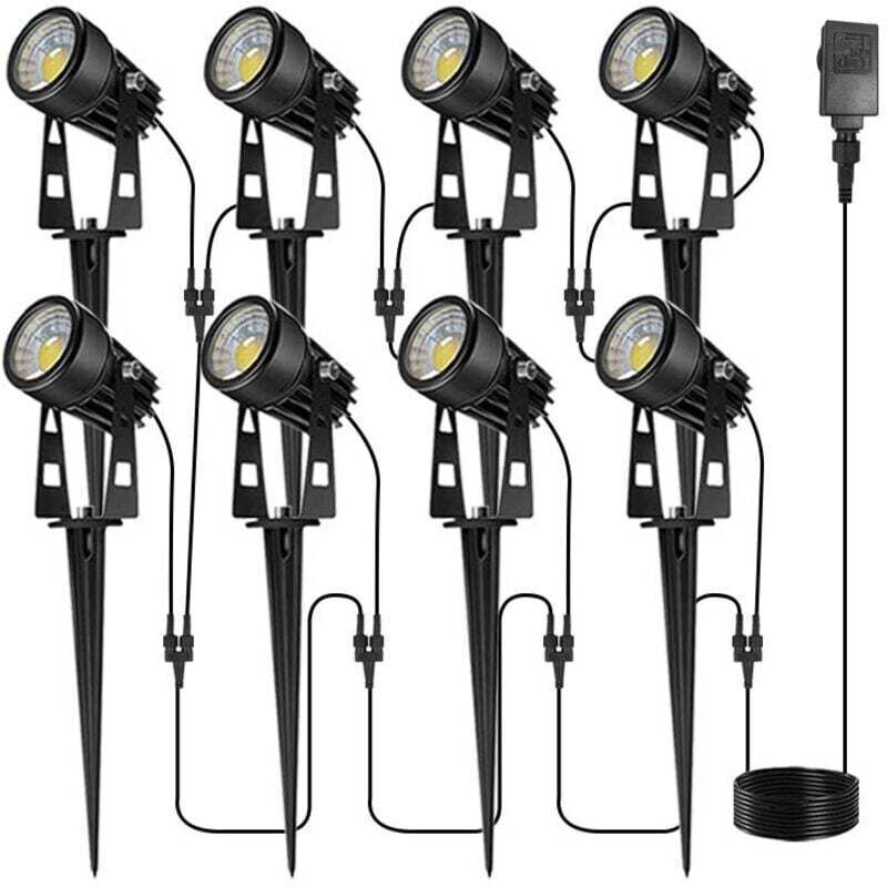 Image of Set of 8 low-voltage outdoor LED&hellip;