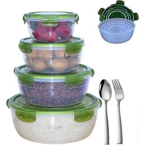 1pc Rectangular Multicolor Fruit Preservation Box With Lid, Airtight Food Storage  Container