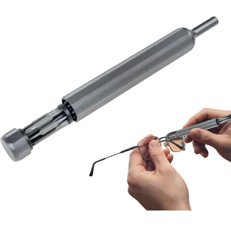 Set of small screwdrivers, multi-repair kit, small magnetic screwdriver set for precision repairs, sturdy metal construction, tool accessory with