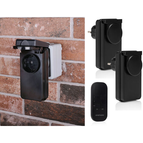 Set ofoutdoor Schalter smartwares sh4-99654/schwarz