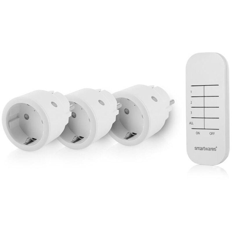 Smartwares - Set ofspare sockets sh4-99578/ white