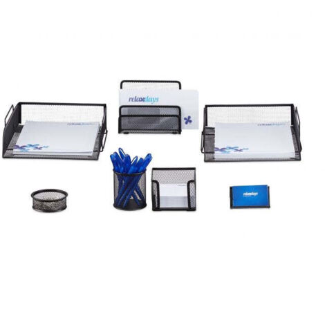 Set organizer da scrivania 7 pezzi