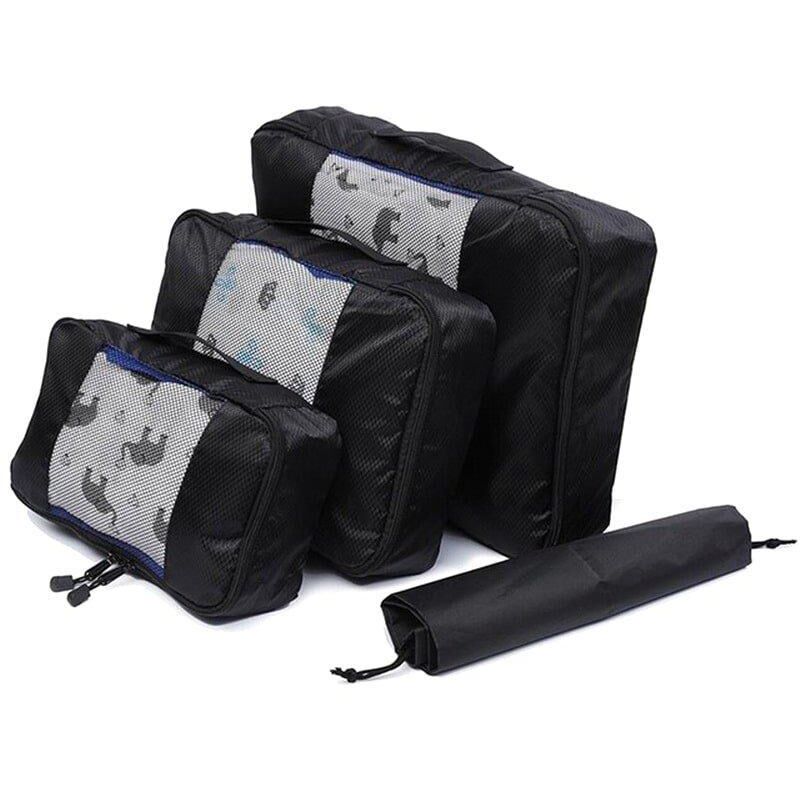 Set organizer in Mesh, 3 pezzi - Nero