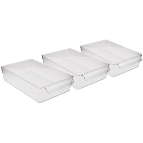 Set organizer per frigorifero Set Trasparente