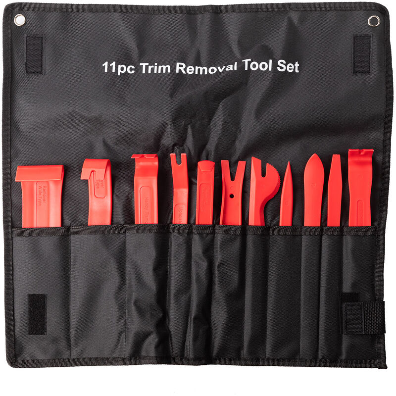Set outils dépose garniture 11 pc effet levier sac rangement outillage
