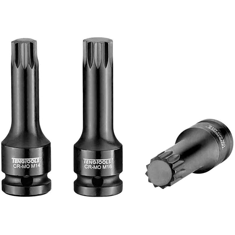 XZN Clé à douille à chocs, 1/2 pouce dr, 18x43mm TENGTOOLS 270160302