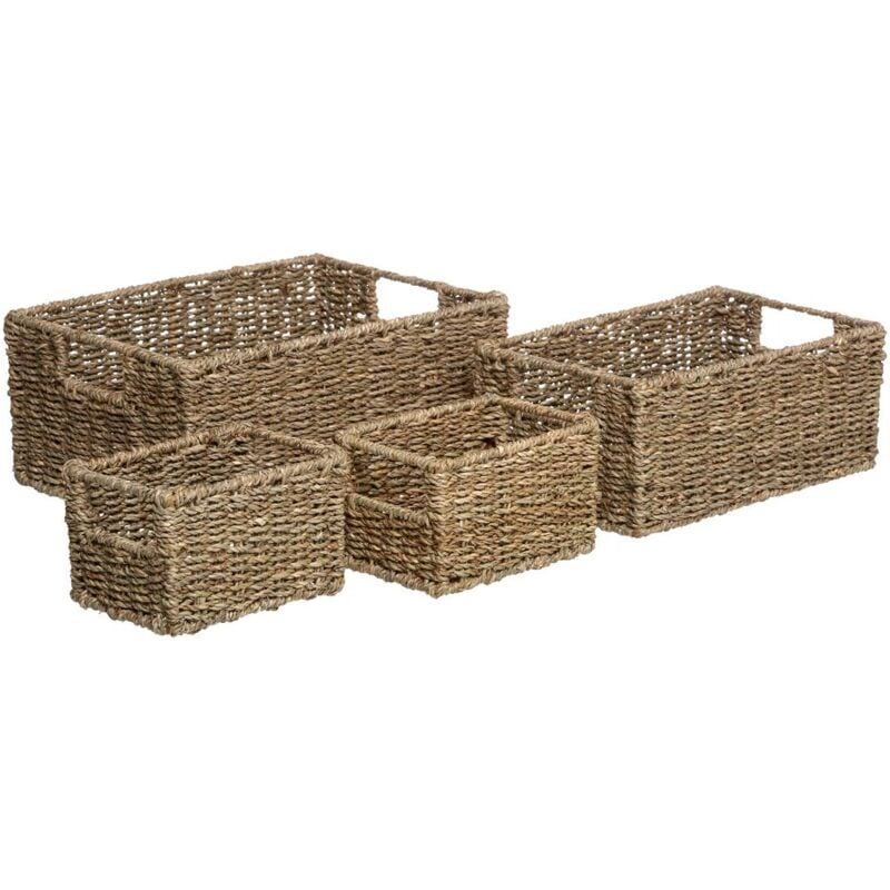 5five Simply Smart - 4 paniers vannerie en roseau - 5five