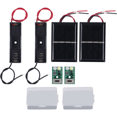 Set pannello di controllo luce solare Kit scheda lampada da prato PCB protezione ricarica 1.2V