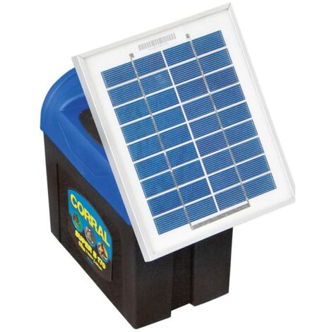 Set pannello solare 5 W con supporto e batteria AGM da 15 Ah AKO 377056