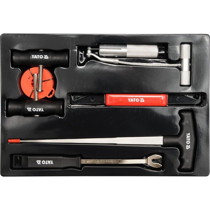 Kit di rimozione parabrezza auto 7 pezzi / YT-0845 / Yato