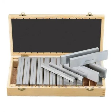 Set parallele FERVI P014 in acciaio temprate e rettificate per morsa fresa 28 pz