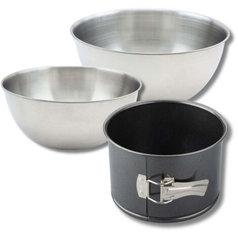Set pâtisserie 1 moule à panettone 18 cm, 2 bols à mixer, 1 spatule Zenker