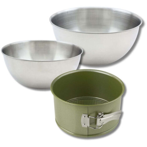 Set pâtisserie avec moule à panettone 18 cm, 2 bols à mixer et spatule Zenker