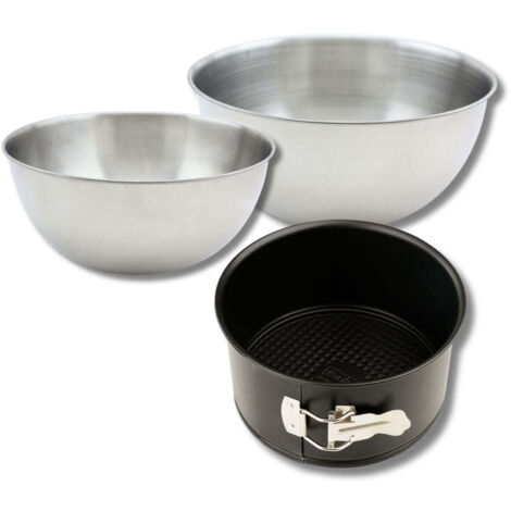 Set pâtisserie moule à panettone 18 cm, 2 bols à mixer et 1 spatule Zenker
