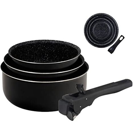 Set pentole in alluminio 3 d16-18-20cm