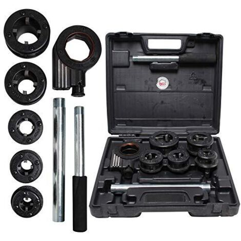 Set per filettare tubi  3/8" - 1.1/4"  7 pz.