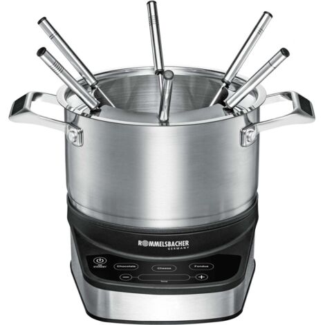 Set per Fonduta Rommelsbacher Romm F 1200, 230V, elettrico, nero/rosso