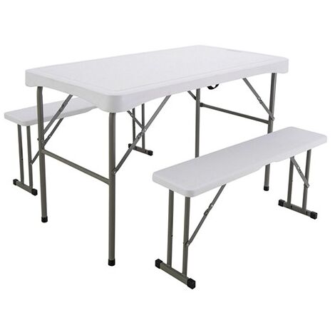 SET PICNIC PLEGABLE POLIETILENO - 112X62X71