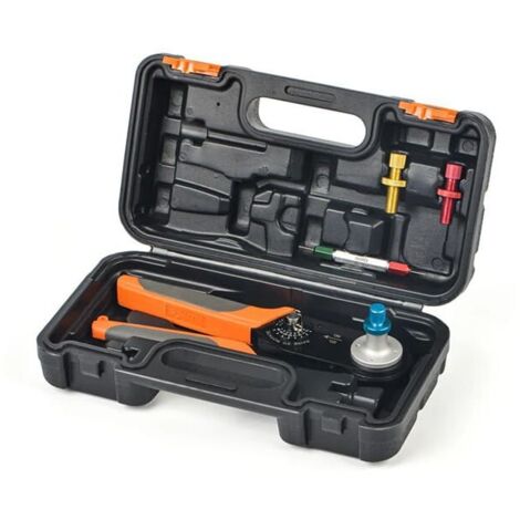 Set pinze a cricchetto serie DT, DTP, DTM con manometro e strumento di rimozione