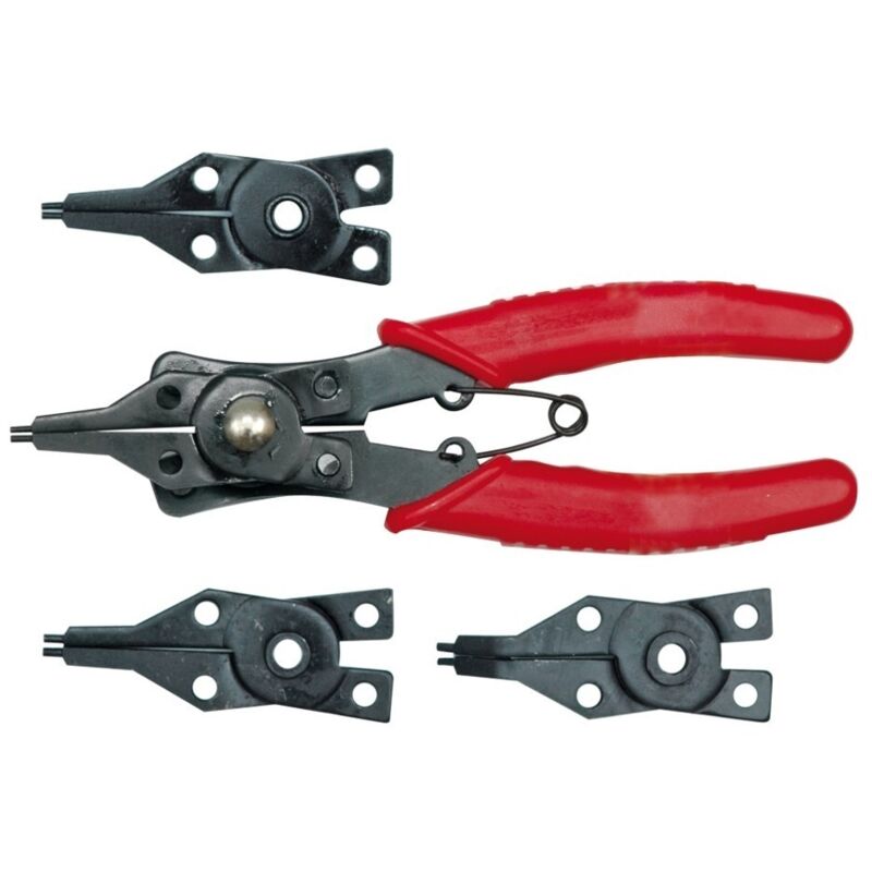 Pinza per anelli elastici 150mm, set da 5 / 43510 / VOREL