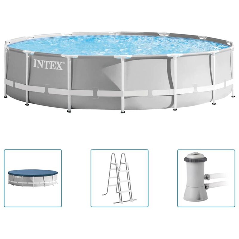 Intex - Set Piscina Prism Frame Premium 427x107 cm