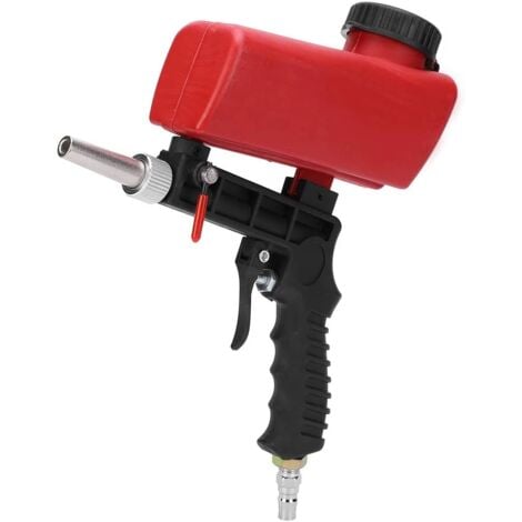 Set pistola per sabbiatura pneumatica regolabile da 90 psi