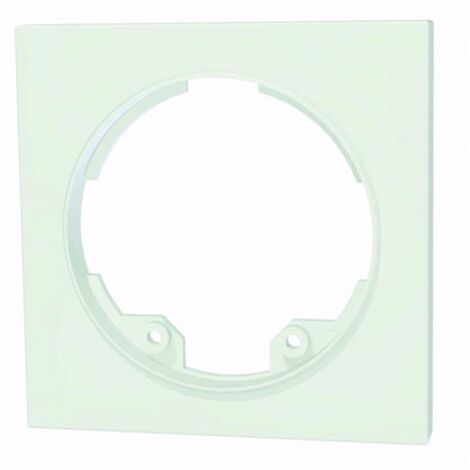 Set plaque 45x45mm set de plaque central, 45 X 45mm blanc laque RAL9016 LUXOMAT 94346