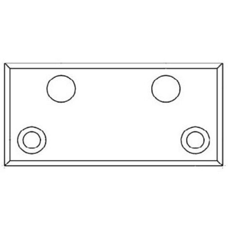 Set plaque perforée STA / TSA avec visserie