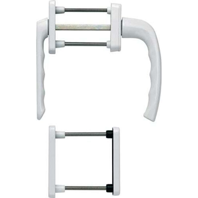 Hoppe - Garniture de balcon ny 099KH/961N/U10/... Alu.F9016 63-73mm 4-KT.7mm - 3273952