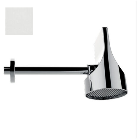 Set pomme de tête 100mm orientable blanc mat Apice Spot - Bossini HH1000045