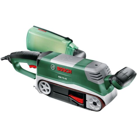 Set ponceuse à bande + accessoires, 750 W, 76 x 165 mm, Bosch PBS 75 AE