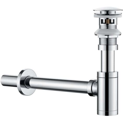 Set Pop-Up-Waschbecken mit Siphon