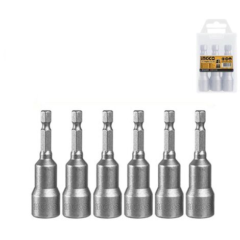 Set porta bit 6 pz magnetico Ingco Amn65061