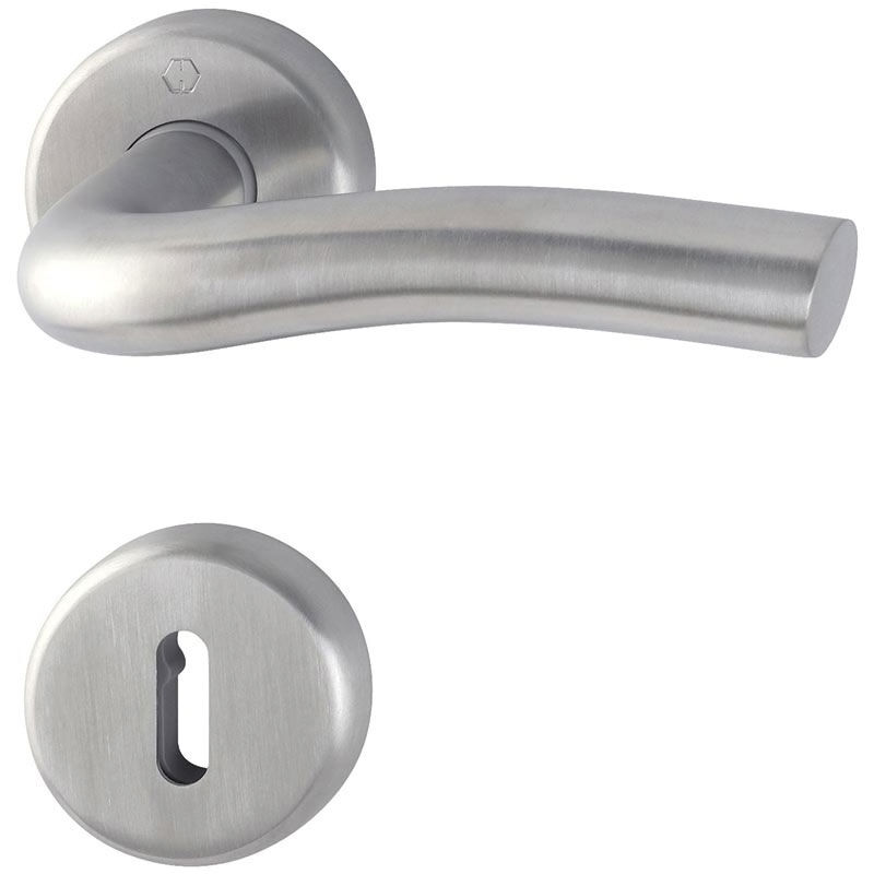 Hoppe - Set porta Gent inox F9 Chiave l