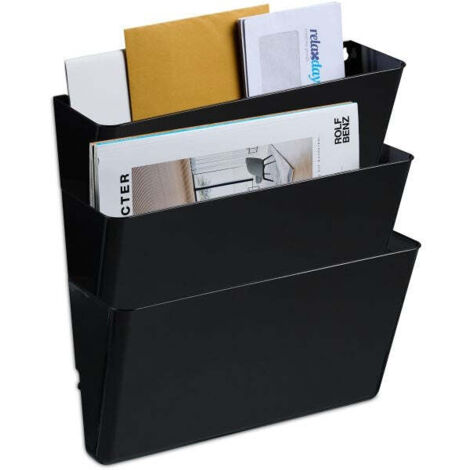 Set porta giornali da parete da 3 pezzi