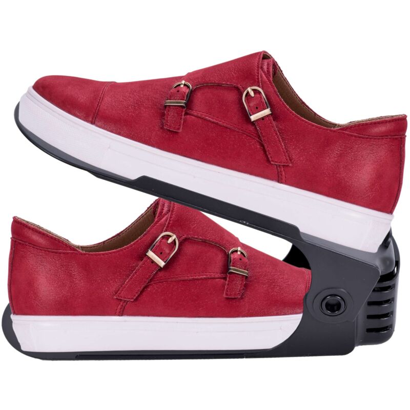 Set portascarpe regolabili, 10 pezzi, nero